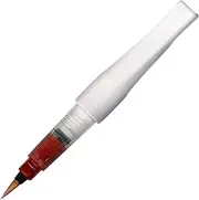 Kuretake Zig Fude Brush Pen, Memory System Wink of Luna Brush, Metallic Red (DBB190-126)