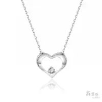 在飛比找PChome24h購物優惠-SOPHIA 蘇菲亞珠寶 - 愛戀芳心 14WK 鑽石項鍊