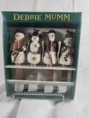 4 Debbie Mumm Snowman Spreaders 1999 New