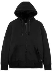 Moose Knuckles Bunny Hooded Cotton-blend Sweatshirt - Black - L L