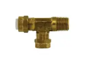 20309 Midland Brass Run Tee 3/16 Poly-Flo x 1/8 Female NPT