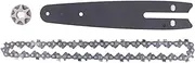 Chainsaw Chain and Guide Bar Set, Durable Chainsaw Guide Plate Chain Sprocket Portable Mini Chainsaw Chain Set Saw Chain Replacement Accessories for Mini Electric Chainsaw