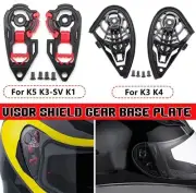 For AGV K3 K4 K1 K3SV K5 Motorcycle Helmet Visor Base Lock Parts Accessories