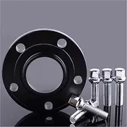Szwaldaper Spacers Wheel Spacers 5x112 Hubcentric 66.6 Car Accessories 20mm Aluminum Wheel Adapter Suit, for Car Separadores Shims Plate Car Wheel Spacer Adapter(Black 25mm)