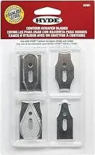 Contour Scraper Replacement 6 Stainless Steel Blades
