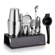 Boston Shaker Set Mixology Bartender Kit | Premium Cocktail Shaker Kit with