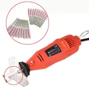10ps Chainsaw Sharpener Burr Grinding Stone File 4.8mm 3/16 Chain Saw Sharpening