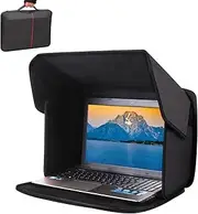 ZIORS Outdoor Laptop Hood Shield Bag for Working,Portable Laptop Sleeve with Handle,Computer Hood Sleeve Bag,Travel Carrying Case Cover for 12-14in(Patent Pending)