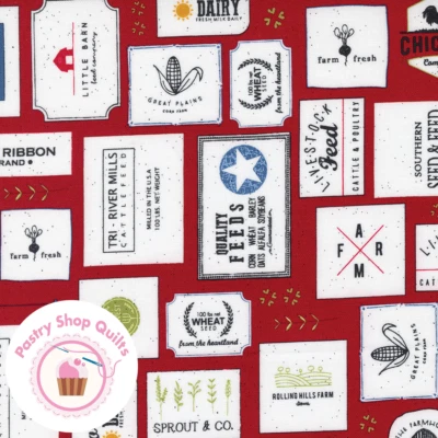 Moda GRAZE 55600 16 Red SWEETWATER Quilt Fabric