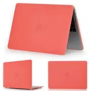 Catzon Matte Case Laptop Case For Apple MacBook Air Pro Retina 11 12 13 15 MacBook 15.4 13.3 12 11.6 inches-Coral Orange