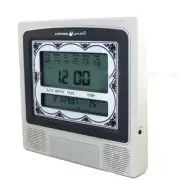 Digital Azan Clock For Muslim With Prayer Alarm Calendar Table Desk Decorative