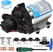 Upgraded 2088-554-144/2088-403-144 RV Fresh Water Pump,12V 3.5GPM Self-Priming Diaphragm Water Pump,45PSI,Includes Pressure Switch and Detachable Filters,No Noise, for RV, Marine, Yacht, Caravan