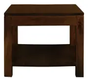 Amsterdam Solid Mahogany Timber Lamp Table 60 x 60 cm (Mohagany)