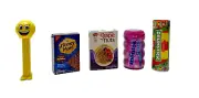 ⭐ Mini Brands Collectors Case Loose Drumstick, Honey Maid Mentos Grape Nut Pez