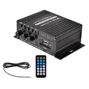400W 12V 2 Channel Powerful Stereo Audio Power Amplifier HiFi Bass Amp Car Home