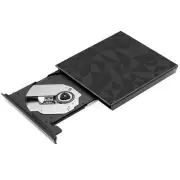 NewBee Diamond Pop-up Portable External USB3.0 Type-C DVD+RW Dual Port DVD Drive