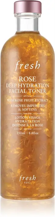Fresh Rose Deep Hydration Face Toner Rose Hydrating Tonic Lotion 250ml