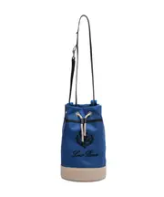 Logo bucket bag One size blue