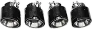 Exhaust Tail Pipe For BMW M2 M3 M4 G80 G82 G83 G87 Exhaust System Pipes Muffler Tip Nozzle 4piece /lot Carbon Fiber Exhaut Tips Exhaust Tip(Carbon Fiber E)