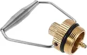 HOLIDYOYO Aluminum Cylinder Plug Dust Cap Tank Adapter Outdoor Camping and Hiking Stove Parts