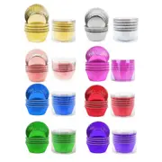 200 Pcs Colored Baking Paper Cupcake Trays Muffin Liners for Party Baking
