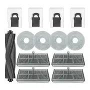 For S30 Pro Ultra, X40 Pro Replacement Parts Accessories Main Brush Hepa Filter Mop Cloth Dust Bags