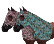 Horse Mane Tamer Sleazy Lycra Zippered Hood Braid + Shoulder Guard All Sizes Cam