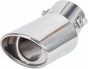 Exhaust Tail Pipe For BMW M550i 120d 120i 740Le IX3 I3s I3 E70 X5 M M3 M8 Car Exhaust Muffler Tip Round Stainless Steel Pipe Exhaust Tip(A)