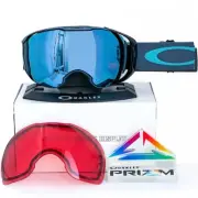 NIB Oakley Airbrake XL SNOW Goggles Iron Slate w/Prizm Sapphire & Prizm Rose New