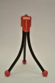 Agfa Photo 5 Inch Flexible Mini Tripod - Red - 2 Pack