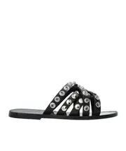 Dsquared2 Allover Studs Flat Sandals 44,40,41,42,43 black