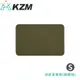 【KAZMI 韓國 KZM 仿皮革餐墊S《橄欖綠》】K21T3Z03/皮革墊/桌墊/餐桌墊/露營/戶外/悠遊山水