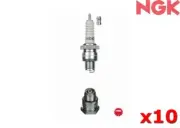 NGK Spark Plug FOR Volkswagen 1500-1600 1963-1965 1.5 S (31 Series) B6HS x10