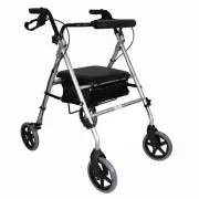 Free Post Aluminum Foldable Rollator Walking Frame Outdoor Walker Aids MobilityR