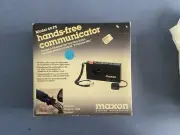 Vintage Maxon Model 49-F5 Hands Free Communicator FM 2-Way w/ Mic 5 Channel Box