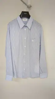 loose shirt in striped cotton SHIRTS CM40,SHIRTS CM41,SHIRTS CM39,SHIRTS CM37,SHIRTS CM38 Gray