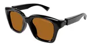 Alexander McQueen AM0432SA Asian Fit 004 Men's Sunglasses Black Size 52