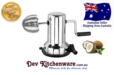 Coconut Scraper / Coconut Grater Stainless Steel Body With Vacuum Base $ 16.99