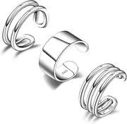[CHIC & ARTSY] Cuff Earrings 925 Sterling Silver Non-Piercing Fake Helix Cartilage Ear Cuff Earrings Various Styles Fine Jewelry for Women Man
