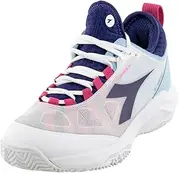 [Diadora] Women`s Speed Blushield Fly 4 AG Clay Tennis Shoes White and Blueprint