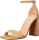 Steve Madden Tiaa Camel Nubuck Fashion Two Piece Open Toe Ankle Strap Sandals