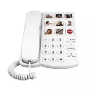 Corded Telephone 9 Piction Amplified Picture Landline Phone for Seniors Elderly