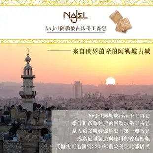 【敘利亞NAJEL】阿勒坡茉莉手工古皂100g香皂肥皂(總代理公司貨)