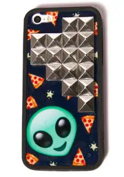 [Wildflower] Pizza In Space Studded iPhone 5/5S Case