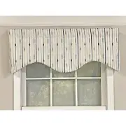 Go Getter Cornice 3" Rod Pocket Window Valance 50" x 17" Blue by RLF Home
