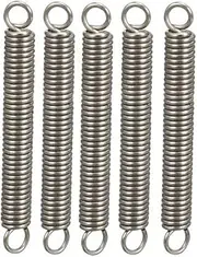 Dual Hook Tension Spring,10Pcs Extended Compressed Springs Wire Diameter Small Dual Hook Tension Spring 0.4 * 4 * 15mm (Color : 0.4 * 4 * 20mm)