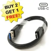 3ft USB Type C 3.1 (Gen 2) 10Gbps 3A PD Male To USB A Male Charging Cable Cord