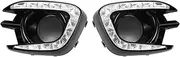 Compatible for Mitsubishi Pajero Sport Montero Sport 2013 2014 2015 Daytime Running Lights Fog Lamp Cover 12V Abs Led