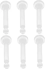 GARVALON 6pcs Transparent Glasses Holder Pegs Sunglasses Display Panel Accessories for Wall Organizer Versatile Pegboard Eyewear Collection Display System