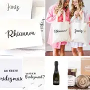 Wedding Gift Boxes, Bridesmaid Proposal, Thank you Gifts. Personalised & Unique